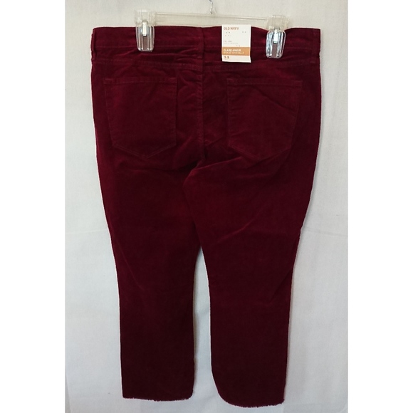 Corduroy Old Navy Mid Rise Flare Ankle Pants - Picture 6 of 8